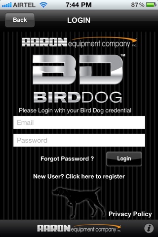 Bird Dog Process Equipment Tool screenshot 2