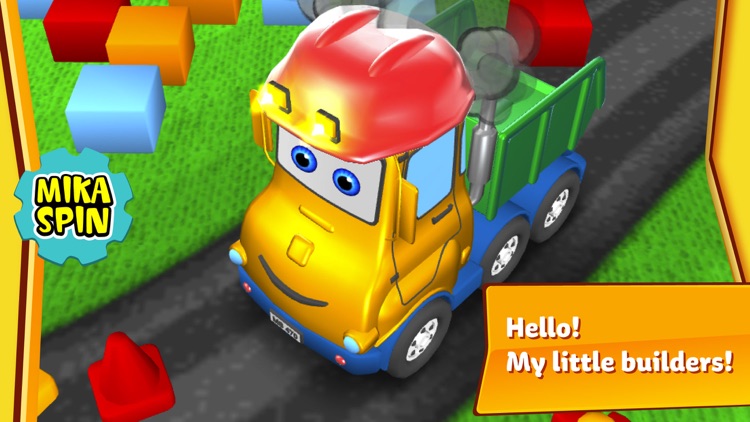 Mika "Dumper" Spin - dump truck games for kids screenshot-0