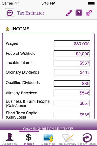 OLT Estimator screenshot 3