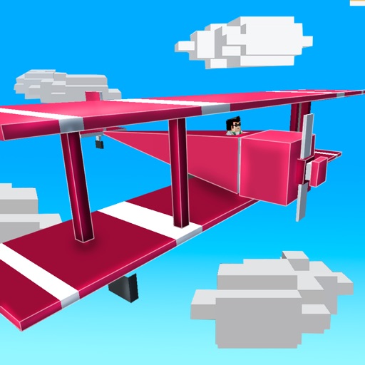 Blocky Plane Flight Simulator 3D Full iOS App