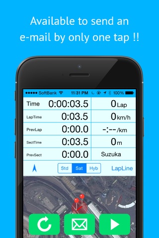 AutoLap - Simplest Automatic Lap Count Recorder for cycling and jogging screenshot 2