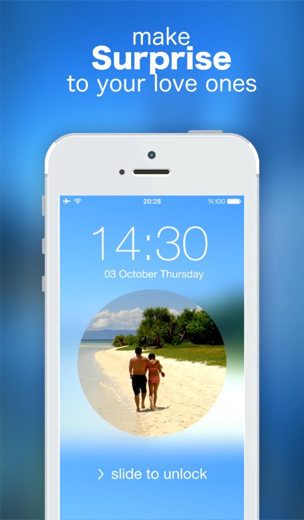 Blurry Lock Screen Wallpaper Designer