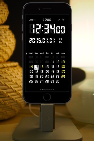LCD Clock - Clock & Calendar screenshot 3