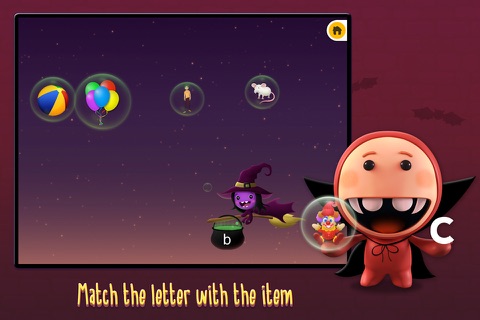 Learn to Read Series : Spooky Spelling Witch for Montessori FREE screenshot 2