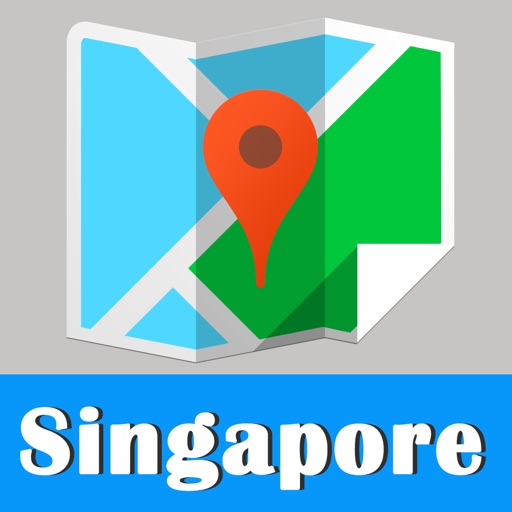 Singapore Map offline, BeetleTrip Singapore subway metro street travel guide trip route planner advisor icon