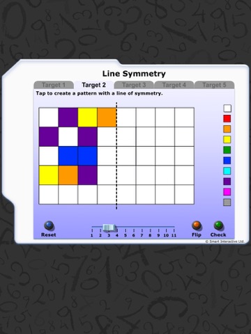 Maths Workout - Line Symmetry screenshot 2