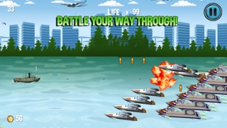 Naval Battleship War - Be a captain of your own ship. Sail, aim, boom and raid the pirates in the pacific sea. 1.0 IOS -