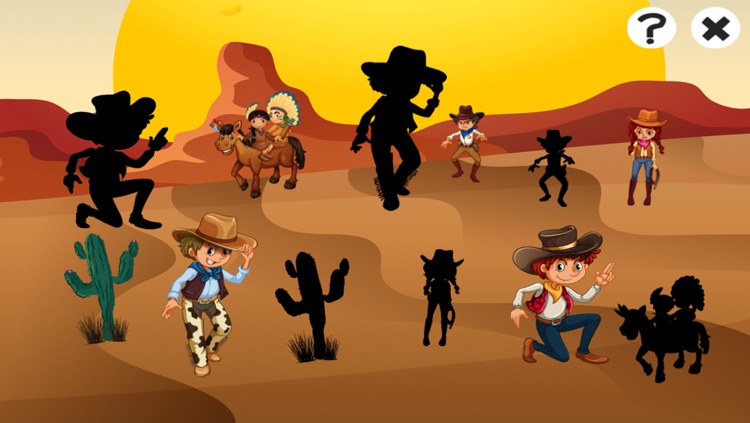 A Cowboys & Indians Learning Game for Children: Learn about the Wild West screenshot-4