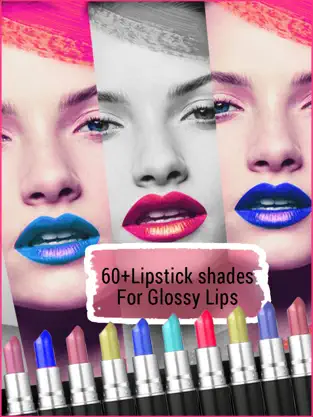 Captura de Pantalla 1 Lips Color Changer - Makeup Tool, Change Lips Color, Lipstick Shades, Lips changer iphone