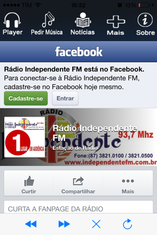 Rádio Independente FM screenshot 4