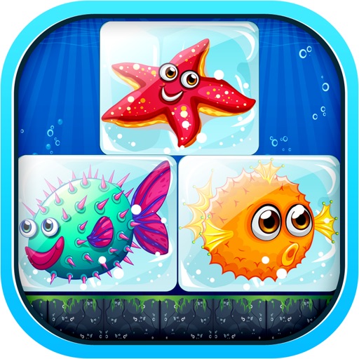 Match the Fish Crush - Underwater Puzzle Pop Saga Paid Icon