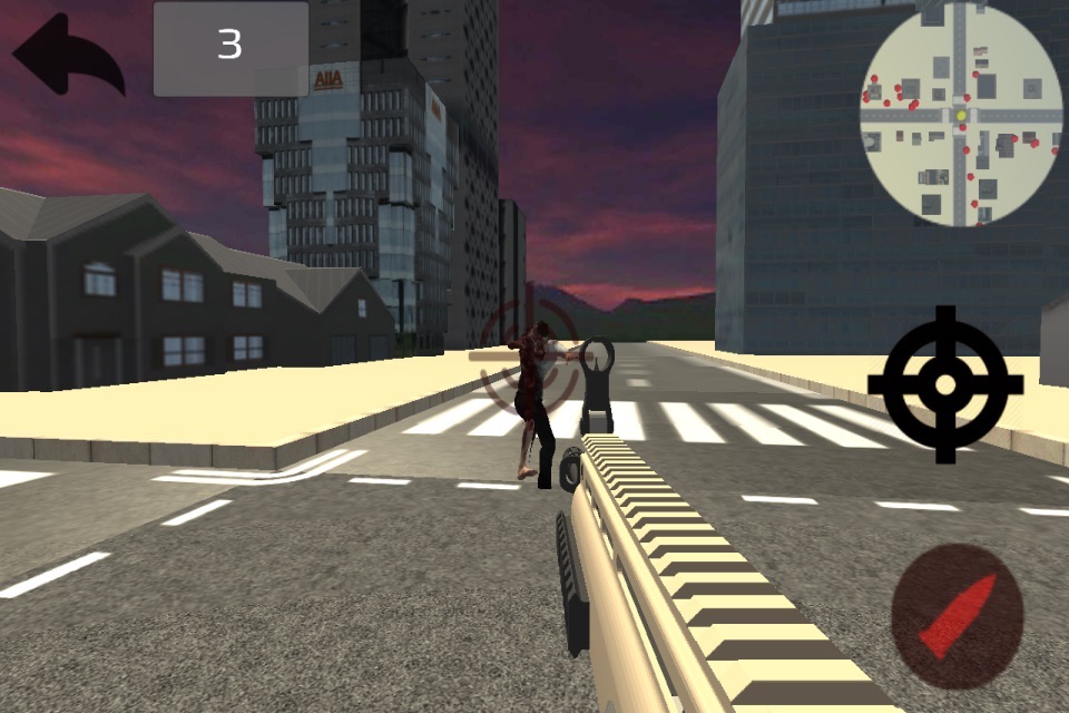 Zombie Kill Sniper Shot Apocalypse 3D: survive the night in the city of dark souls screenshot 3