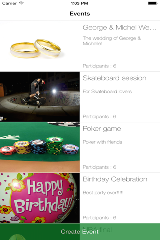 Events-App screenshot 2