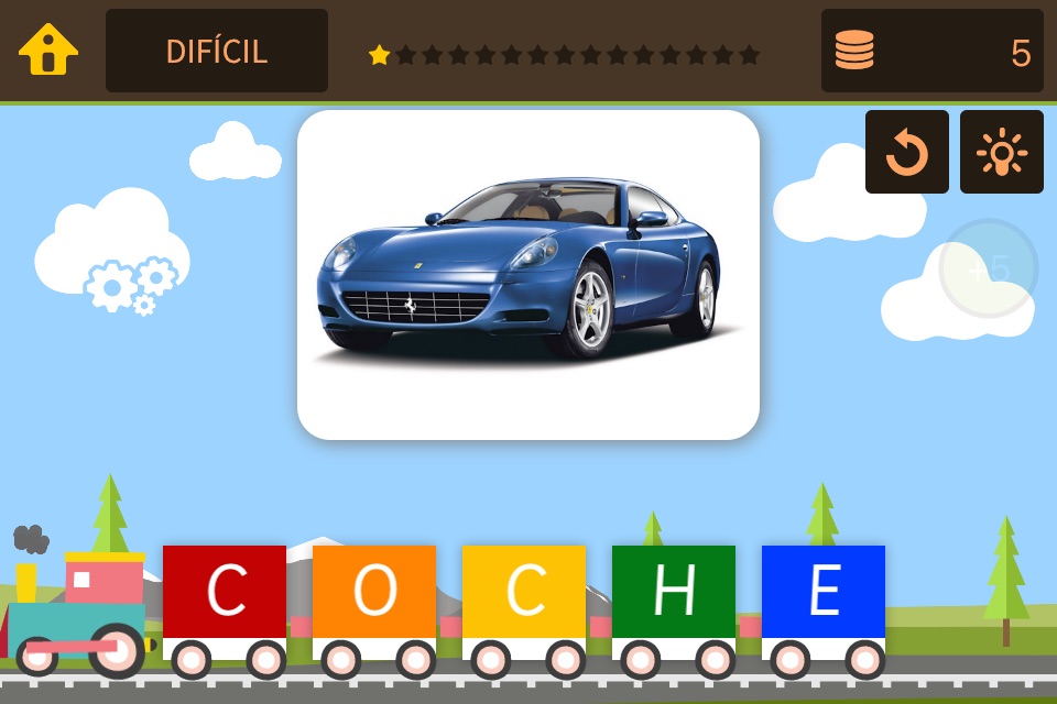 Tren de palabras – Juegos de spelling bee y puzzle busca la palabra para niños screenshot 4