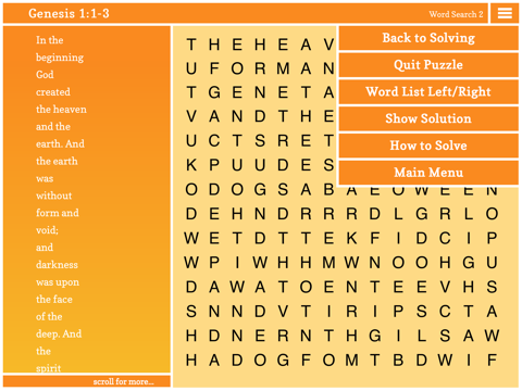 Penny Dell Bible Word Search screenshot 2
