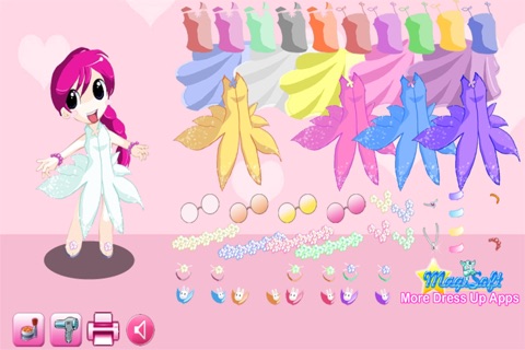 Twinkle Flower Princess DressUp screenshot 2