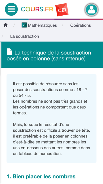 How to cancel & delete Cours.fr CE1 from iphone & ipad 3