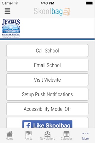 Jewells Primary School - Skoolbag screenshot 4