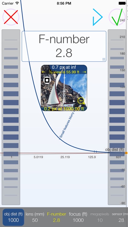 Hyperfocal - depth of field calculator with blur simulation and circle of confusion estimation