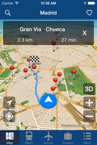 Madrid Offline Map - City Metro Airport screenshot 2