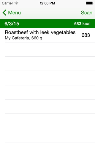 Foodblink – Nutritional data in the blink of a code screenshot 3