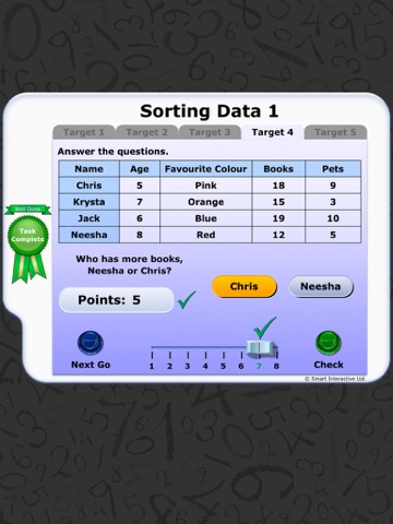 Numeracy Warm Up - Sorting Data 1 screenshot 4