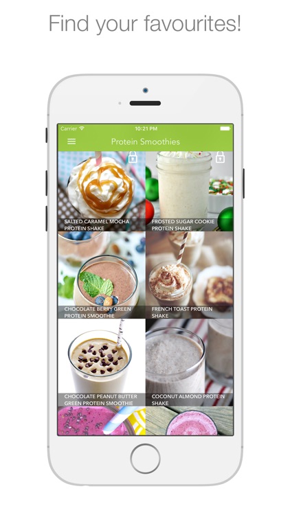 Protein Smoothies - smoothies & shakes for healthy living screenshot-4