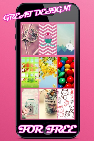 Free Cute & Glittering Girly Wallpapers screenshot 2