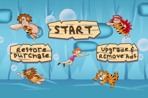Cave Girly Run – Stoneage Beauty Arcade Game screenshot 2