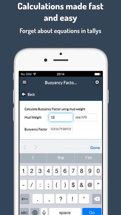 Oilfield Assistant - Drilling Formulas, conversion & more! screenshot-4