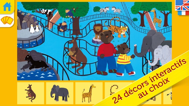 Le grand imagier bilingue de Petit Ours Brun : tout le vocab(圖4)-速報App