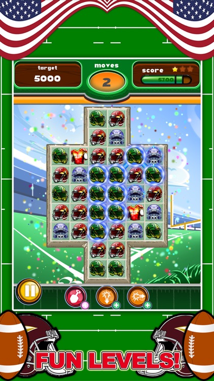 American Football Game by Puzzle Picks Match 3 Games FREE screenshot-3