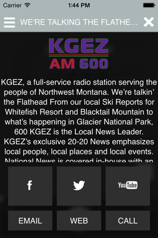 KGEZ AM600/FM96.5 screenshot 3