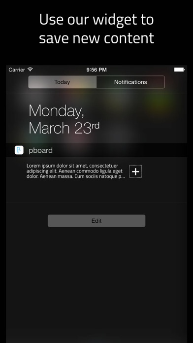 How to cancel & delete pboard - Smart clipboard with Widget from iphone & ipad 1