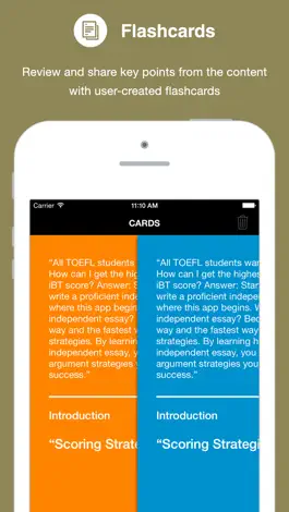 Game screenshot Scoring Strategies for the TOEFL iBT apk