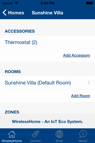 WirelessHome - An IoT ecosystem screenshot 2