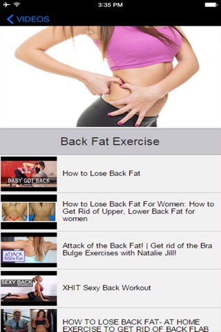 Best Effective Lose Back Fats Workout Diet Guide - Easy Fast Fat Buring Exercise Solutions, Start Today! screenshot 3
