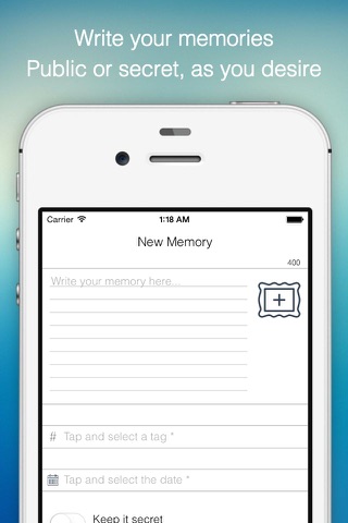 Histofme - Write micro journals and diaries screenshot 2