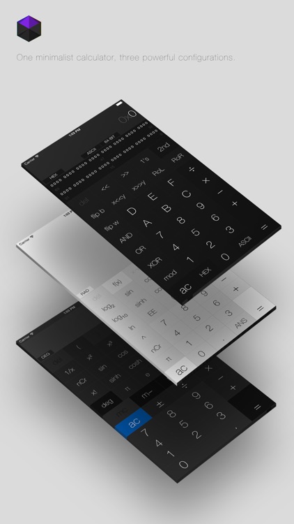 Calculator³: 3-in-1 Scientific, Graphing and Programmer Calculator screenshot-0