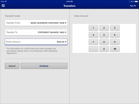 Dedhamobile Business for iPad screenshot 2