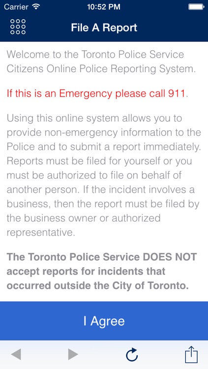 Toronto Police Service Mobile