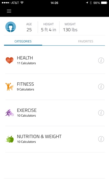 Fit Calc: Fitness calculator to help you with full body analysis screenshot-0