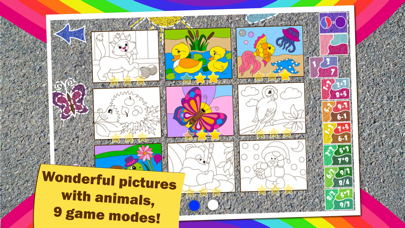 How to cancel & delete Colorful math Free «Animals» — Fun Coloring mathematics game for kids to training multiplication table, mental addition, subtraction and division skills! from iphone & ipad 4