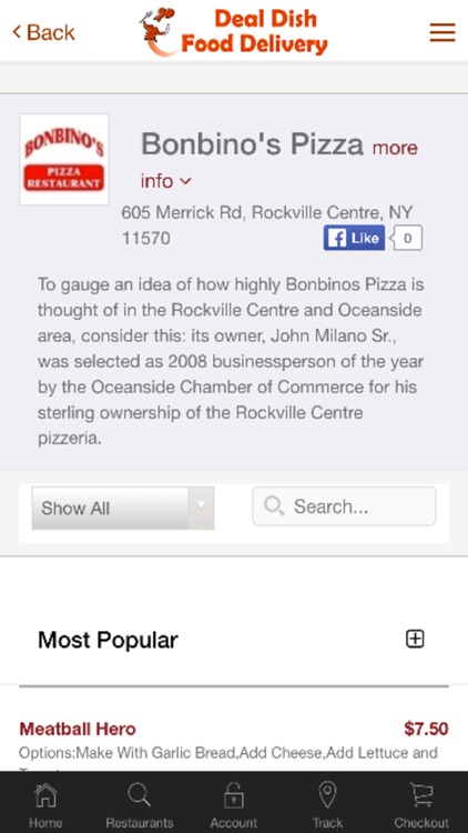 Deal Dish Restaurant Delivery Service