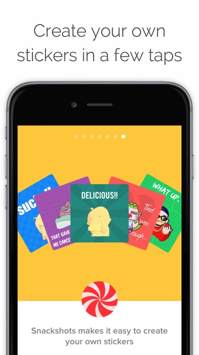 How to cancel & delete Snackshots for Messenger - Create your own Stickers from iphone & ipad 2