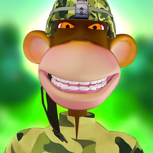 Crazy Trooper Monkeys Blast Balloons Pro