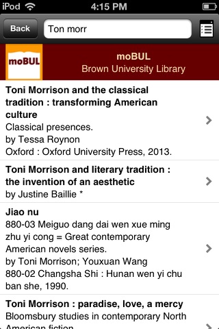moBUL Brown Library screenshot 3