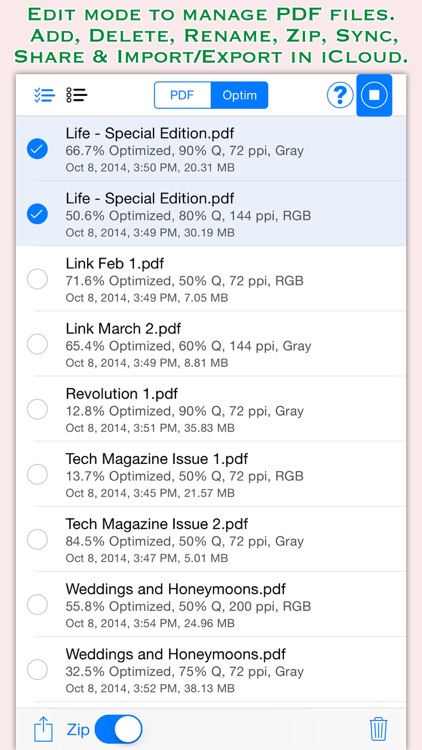 PDFOptim for iOS screenshot-4