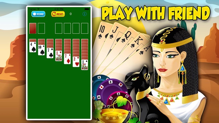 A Cleopatra's Pyramid Solitaire Game (Deluxe) - The Mummys Curse & Arena Tournaments Pro