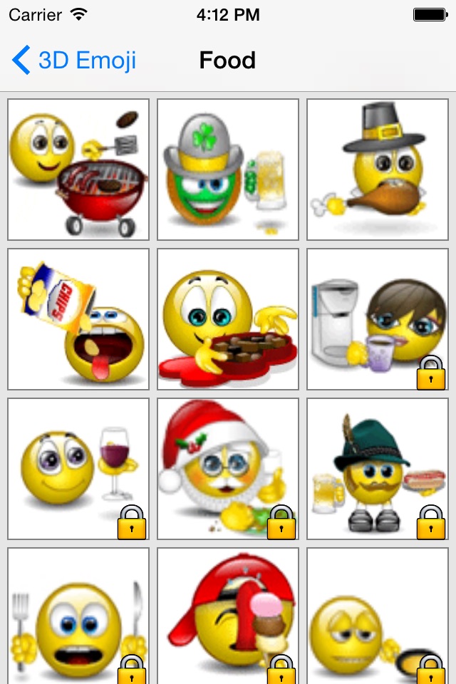 Animated 3D Emoji Free : Emoticons Share to social screenshot 4